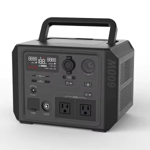 Solar Portable Power Station Lithium Battery Energy System 600w Portable Solar Power Generator Outdoor Camping