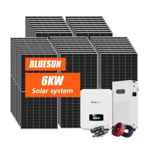 Solar Power 4KW 5KW 6KW 8KW 10KW 15KW Inverter with 10KWH 15KWH 20KWH 30KWH Lithium Battery for Home