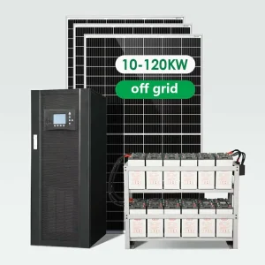 Solar Power Energy Storage System Over 50KW Stackable IP65 All in One off Grid LiFePO4 CAN Communication