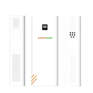 Solar Power Generation 8 kW 19.2 kWh LiFePO4 Wall-Mounted All-in-one Hybrid Grid CAN Energy Storage System for Residential Use