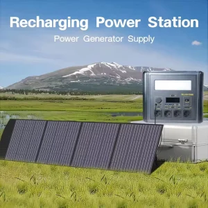 Solar Power Generator with Solar Panel Portable Power Station 2000W for Home