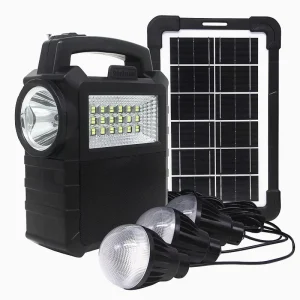 Solar Power Station Generator Lighting System Kit Home LED Multinational Radio Home System