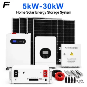 Solar Power System 30kw Off on Grid Solar Energy System 3kw Complete Solar Hybrid Energy Storage System for Home Hybrid