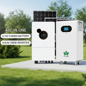 Solar Power System Lithium Ion MPPT Polycrystalline Silicon 10 kW Home Use 220/230V Inverter