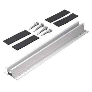 Solar Powered Aluminum Alloy Silver Plant Rail Accessories Carports Farming End Clamp Mid Clamp Solar Panel Mounting System