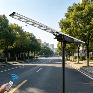 Solar Public Lighting Outdoor Waterproof All-in-One Solar Street Light High Lumen for Parking Lots and Village Roads