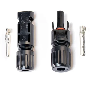 Solar Pv Cables and Connectors Waterproof Ip67 30a 1000v Dc 4mm2 Solar Plug Adapter for Polar Solar Extension Cord