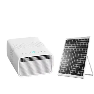 Solar Rechargeable Air Conditioner Portable Small Air Conditioner Outdoor Removable Mini All In One Cooling Camping