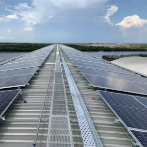 Solar Roof Mounting System SFS-FHB-C01 Walkway Deck Grating Stainless Steel Grille 60 m/s Wind Load