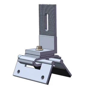 Solar Roof Mounting System Trapezoidal Sheet L-Foot Mount
