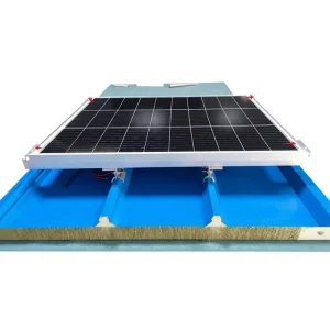 Solar Roof Panel Sandwich Customized Eco-Friendly Industrial Electric Rock Wool PU Core Warehouse Use