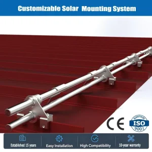 Solar Roof Snow Guard Bracket Double-Layer Solid Snow Fence Bracket (Metal Material) Suitable for Solar Roofing Systems