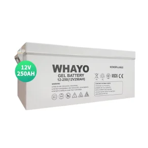 Solar Set with Battery Solar Gel Battery 12V 100Ah 200Ah 250Ah 300Ah Deep Cycle AGM Lead Acid Batteries