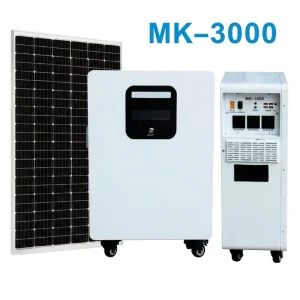 Solar Station 3KW for Each Outdoor Use Inbuilt Lithium Battery 3000Wh Backup Portable Solar Energy System