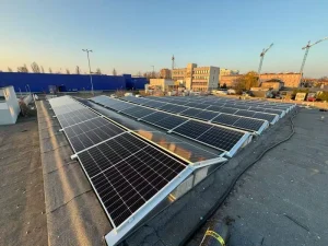 Solar Steel Aluminum Alloy Pitched Sloped Flat Roof Mounting System Rooftop Support Structure