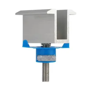 Solar Steel Mid Clamp End Clamp for PV Mounting System