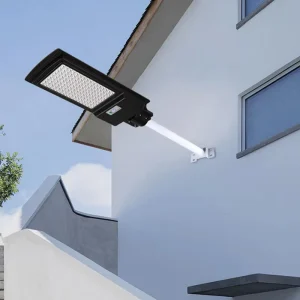 Solar Street Lights IP65 Waterproof & Dustproof 50000h Lifespan LED 5000K Daylight Remote Control Wall Mount CE Certified