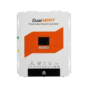 Solar System 1KW 12V 24V 48V LCD Digital Display Double MPPT Wind Solar Hybrid Charge Controller