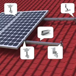 Solar Tile Roof Hooks Stainless Steel 304 for Solar Mounting Systems