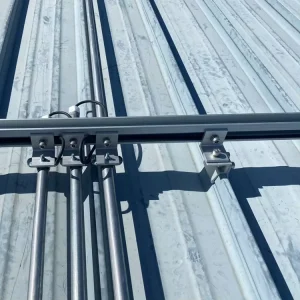 Solar Tin Roof Mounting System with Anodized Finish CE&AS/NZS 1170 Certified for Rail L Feet Clamp Grounding Clip