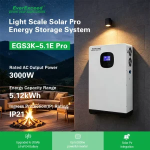 Solar Wall Mounted LiFePO4 6000 Cycle All In One Energy Storage System Apartments 24/7 Backup Power IP21