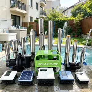 Solar Water Pump 4 Inch Solar Powered 300m Head