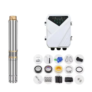 Solar Water Pump with MPPT Controller DC AC Hybrid Solar Pump 3 Years Warranty