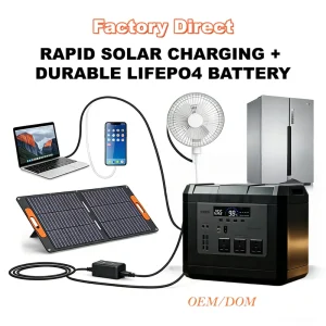 Solar Wireless Charging Generator 110V 220V 150W 2500W 5000W Mini Portable Power Station with AC Outlet
