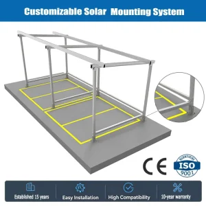 Solar-powered bicycle Canopy Bracket Installation Systems