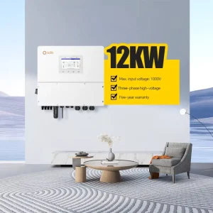 Solis 12 KW 15KW 18KW 20KW Hybrid Solar Charge Inverter Pure Sine Wave 99.9% Efficiency Single Dry Contact Integration Remote