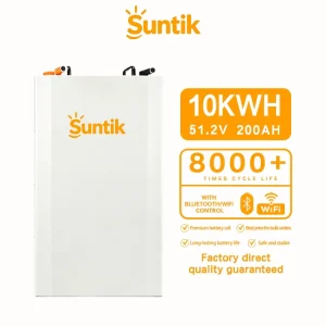 Split 51.2V 200Ah LiFePO4 BMS 10-Year Warranty 8000 Cycle Safety Off-Grid/Hybrid Grid Compatibility IP65 Protection