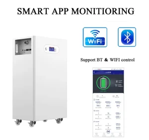 Split Hybrid Grid Wall-Mounted Stackable AC Home Battery Storage System 20kWh 51.2V Lithium Iron Phosphate IP65 CAN Renewable