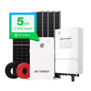 Split Inverter 5 10kW Residential Solar Power System IP65 Protection CAN LV Energy Storage Kit