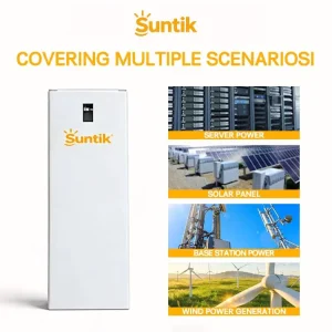 Split LiFePO4 51.2V 7.5kWh Stackable Rack Mounted IP65 Smart BMS CAN MPPT Hybrid 8000 Cycles