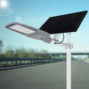 Split Outdoor IP65 Wall-Mount Industrial Solar LED Street Light with Lithium Battery 30W 60W 90W 150W 200W 6000 Lumens