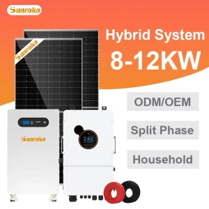 Split Phase Solar Energy System Kit 8Kw 8000W 10Kw 12 Kw Whole House Solar Power System