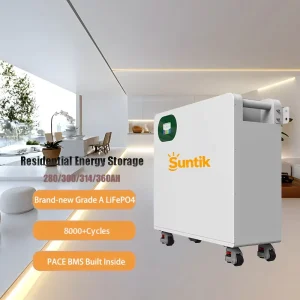 Split Stackable Hybrid Grid LiFePO4 51.2V Battery System IP65 Protection CAN Communication Warranty Smart Home