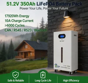 Split Vertical Floor Standing 51.2V 350Ah LiFePO4 AC Battery Pack Smart BMS Home Solar Energy Storage System Grid Power Backup