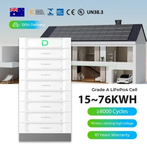 Stack100 High Voltage 51.2V Stackable 30kW 40kW Lithium-Ion LiFePO4 Battery Solar Energy Storage System