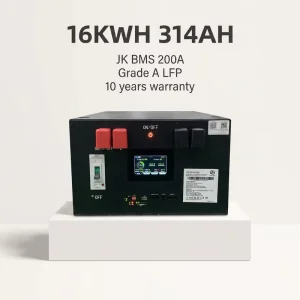 Stackable 15kWh BMS Battery Box with Prismatic LiFePO4 Bottom Trolley Rolling Base Accessories for Battery Rack