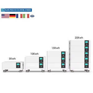 Stackable 5-20kWh HV ESS Solar Energy Storage System IP65 Waterproof All-In-One LiFePO4 Home Battery