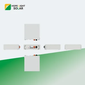Stackable 51.2V 100Ah LiFePO4 Battery for Hybrid Solar System Self Consumption Optimization