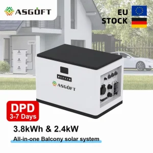 Stackable Home Energy Storage Portable Power Station 2.4KW 5kWh All in One Energy Storage System