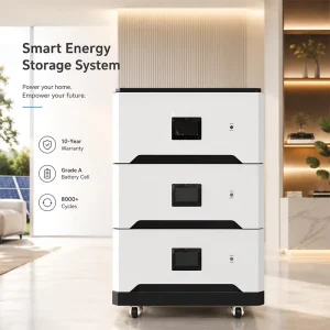 Stackable LiFePO4 Battery 15KWH 30KWH 45KWH Home Solar Energy Storage System Efficient Power