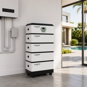 Stackable Modular Home Energy Storage System Stacked LiFePO4 Residential Solar Storage Lithium Battery