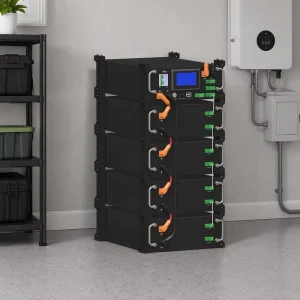 Stackable Solar Energy Storage Battery 51.2V 100Ah High Voltage LiFePO4 Lithium Modular Home ESS 5kWh LFP 6000 Cycles System