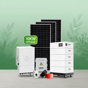 Stackable Solar Off Grid Power System 5-10kW Home Use LiFePO4 Battery 48V Single/Three Phase IP65 CAN All-in-One