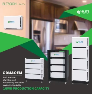 Stackable Solar System LiFePO4 48V 51.2V 100Ah Wall Mounted Rack Mounted Home Energy Storage Lithium Ion Batteries EU