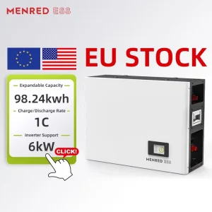 Stackable Split LiFePO4 314Ah 6kW Hybrid Grid Solar Battery System with CAN Communication