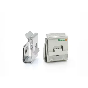 Stainless Steel 304 Solar 2*4mmsq Cable Clips Wire Clips Solar Module Frame Clips PV Wire Clamp for Solar Mounting System